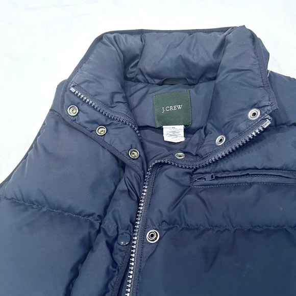 J. Crew Navy Puffer Vest - Picture 3 of 3